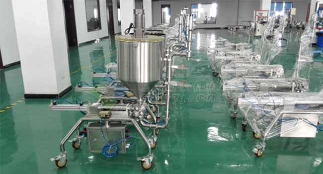 电动搅拌式火锅蘸料灌装机